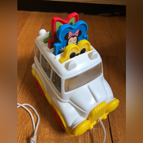 Vintage Disney Pull String Pop-Up Car - Picture 9 of 9